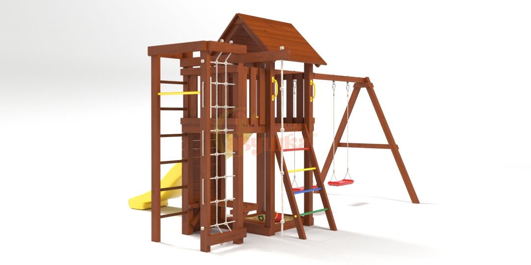 Детская площадка Савушка Мастер 10 - Махагон